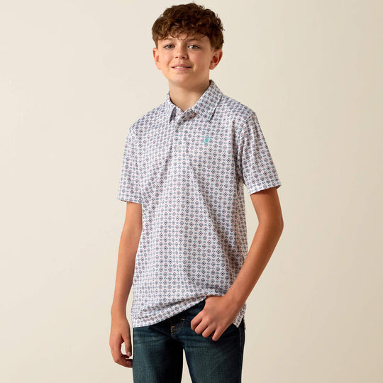 Boys Ariat All Over Print Polo - 10073489