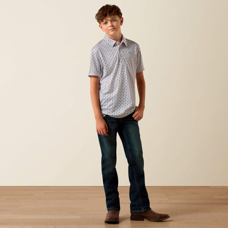 Boys Ariat All Over Print Polo - 10073489