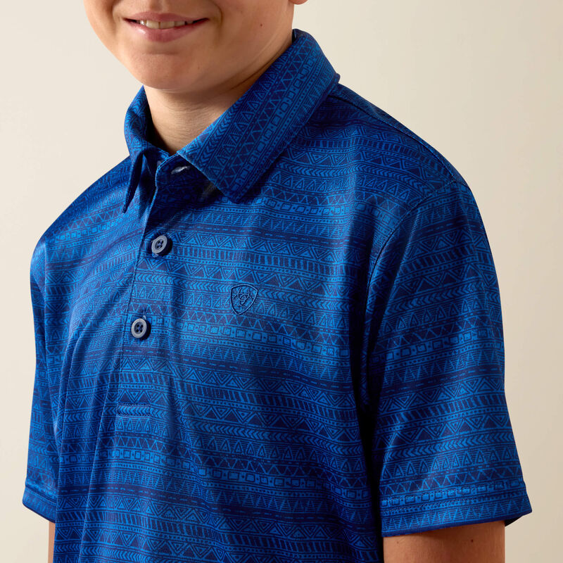 Boys Ariat All Over Print Polo - 10073490