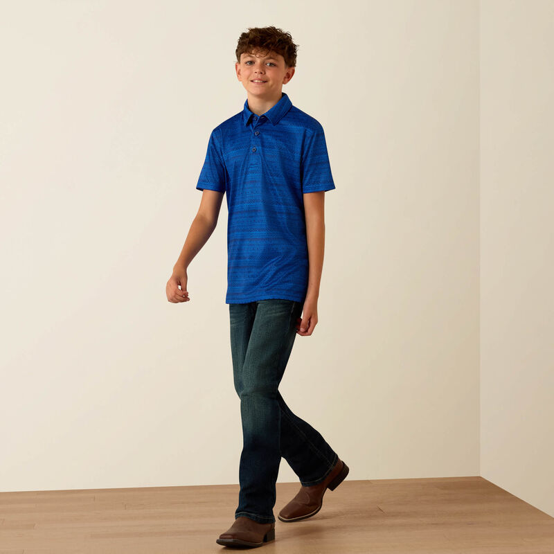 Boys Ariat All Over Print Polo - 10073490
