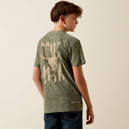 Boys Ariat Longskull Freedom T-Shirt - 10073540