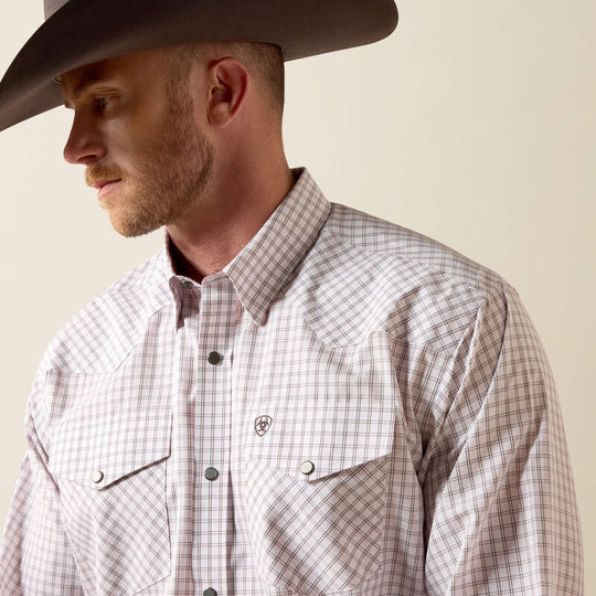 Men's Ariat Wrinkle Free Draco Classic Fit Snap Shirt - 10073657