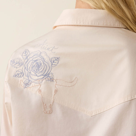 Ladies Ariat Ashville Embroidered Snap Shirt - 10073666