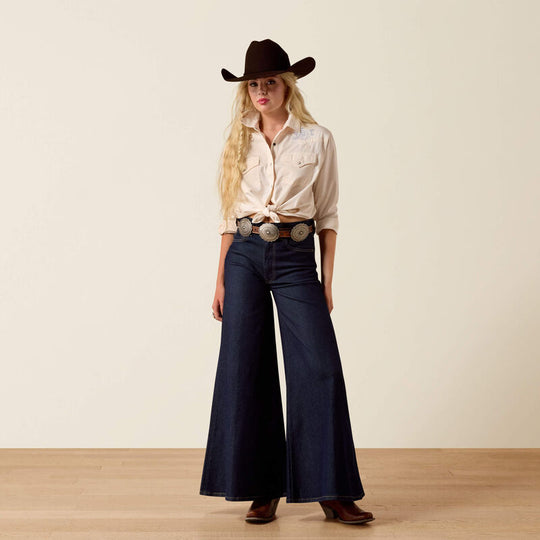 Ladies Ariat Ashville Embroidered Snap Shirt - 10073666