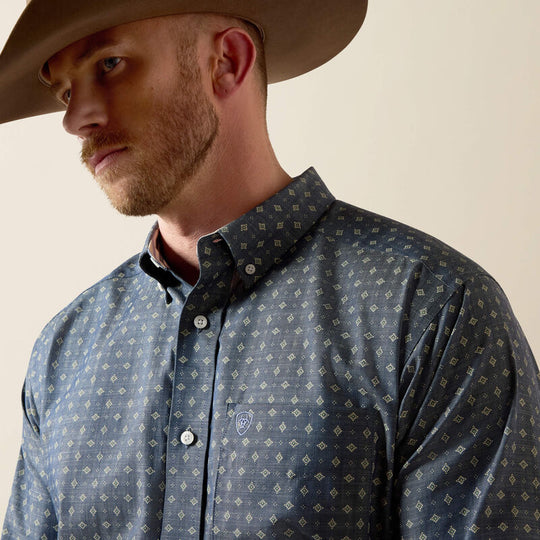 Men's Ariat Wrinkle Free Walden Classic Fit Shirt - 10073684