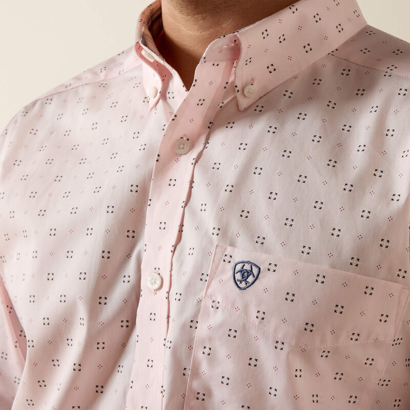Men's Ariat Wrinkle Free Wally Fitted Shirt - 10073690