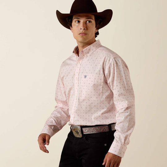 Men's Ariat Wrinkle Free Wally Fitted Shirt - 10073690