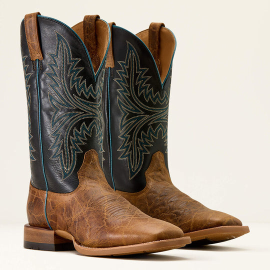 Men's Ariat Cowhand Smoked Tan with 13"True Black Tops - 10074153