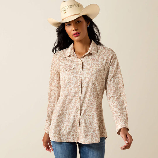 Ladies Ariat Western VentTEK Shirt - 10075360