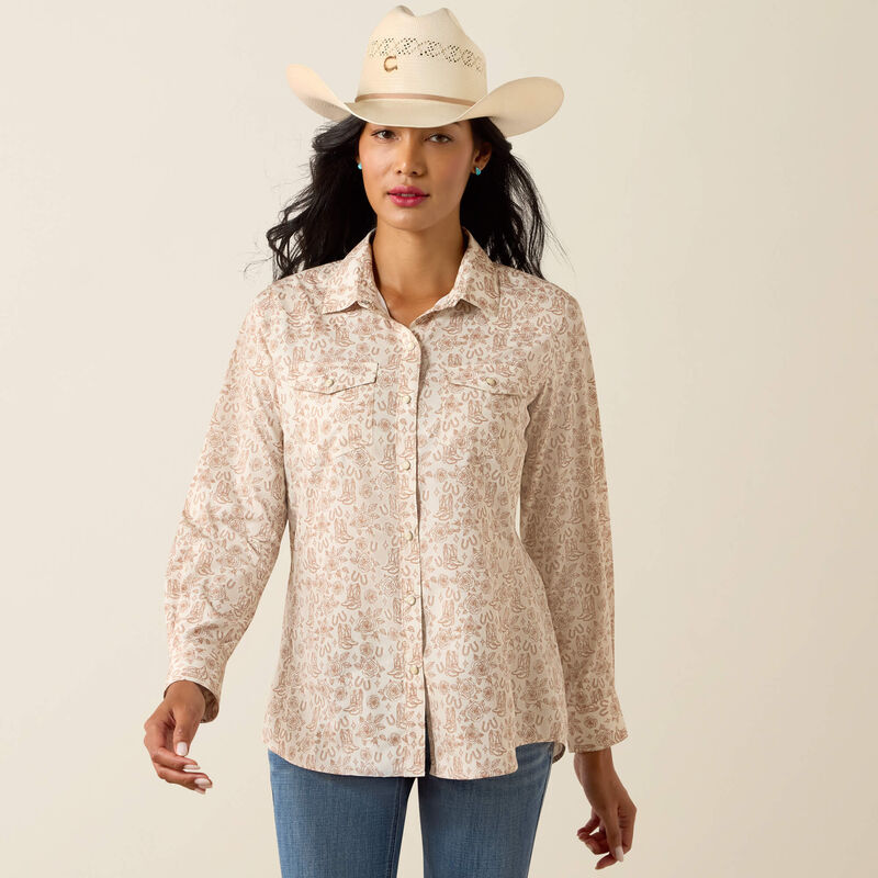 Ladies Ariat Western VentTEK Shirt - 10075360
