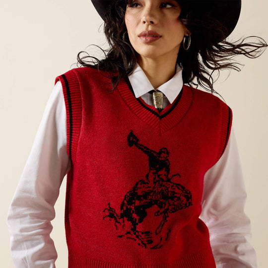 Ladies Ariat Taylor Sweater Vest - 10080642
