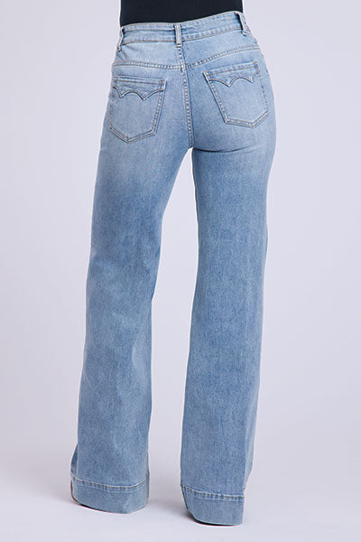 Ladies Stetson High Rise Wide Leg Jean - 0207BU