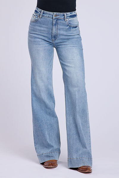 Ladies Stetson High Rise Wide Leg Jean - 0207BU