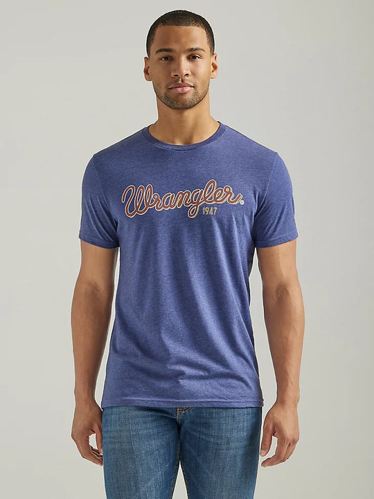 Men's Wrangler Looped Logo Short Sleeve T-Shirt - 112339558