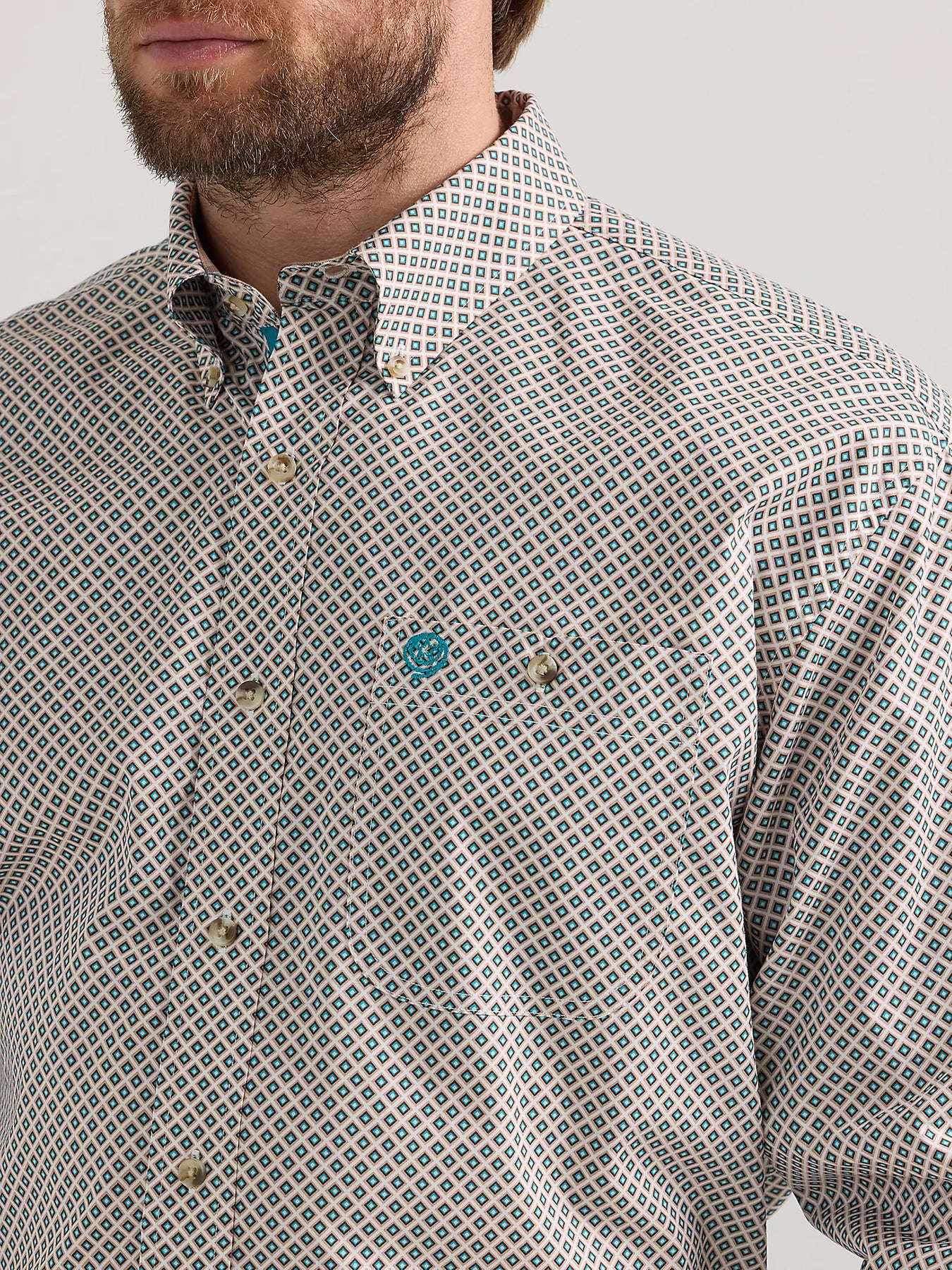 spring rugger shirt(unisex)/green | KNUTH MARF
