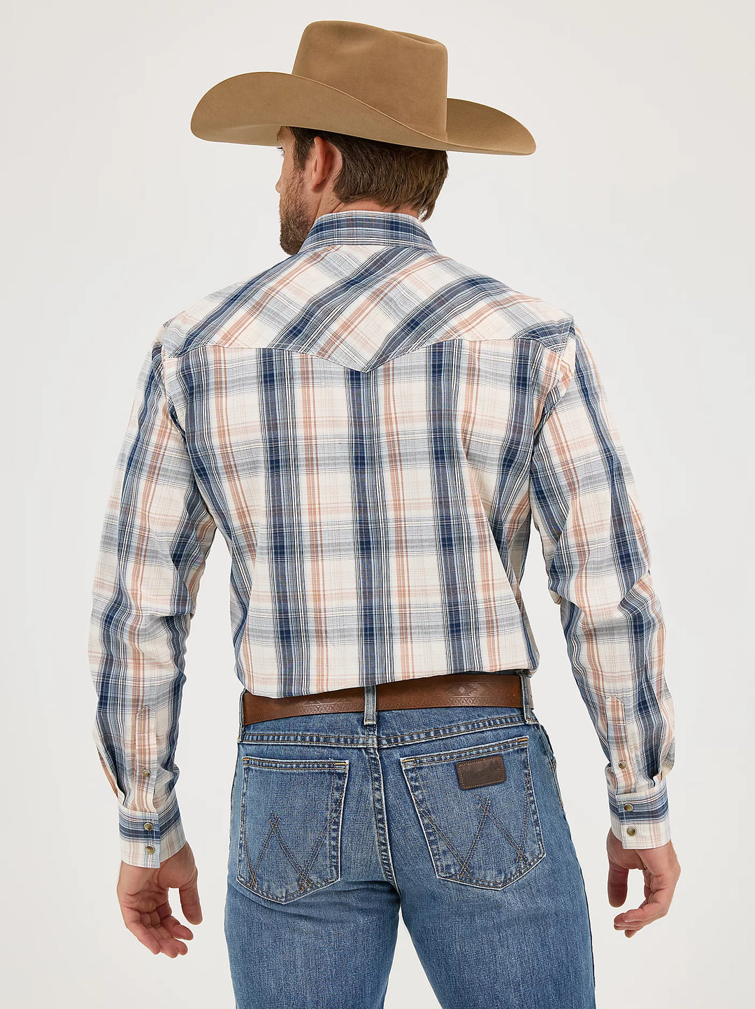 Men's Wrangler 20X® Competition Advanced Comfort Long Sleeve Two Pocket Western Snap Shirt - 112359546