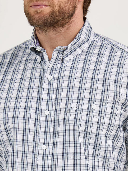 Men's Wrangler George Strait Short Sleeve One Pocket Button Down Shirt - 112360013