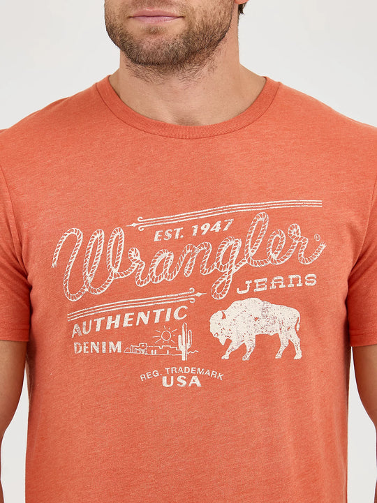 Men's Wrangler Rope Emblem Graphic T-shirt - 112361655