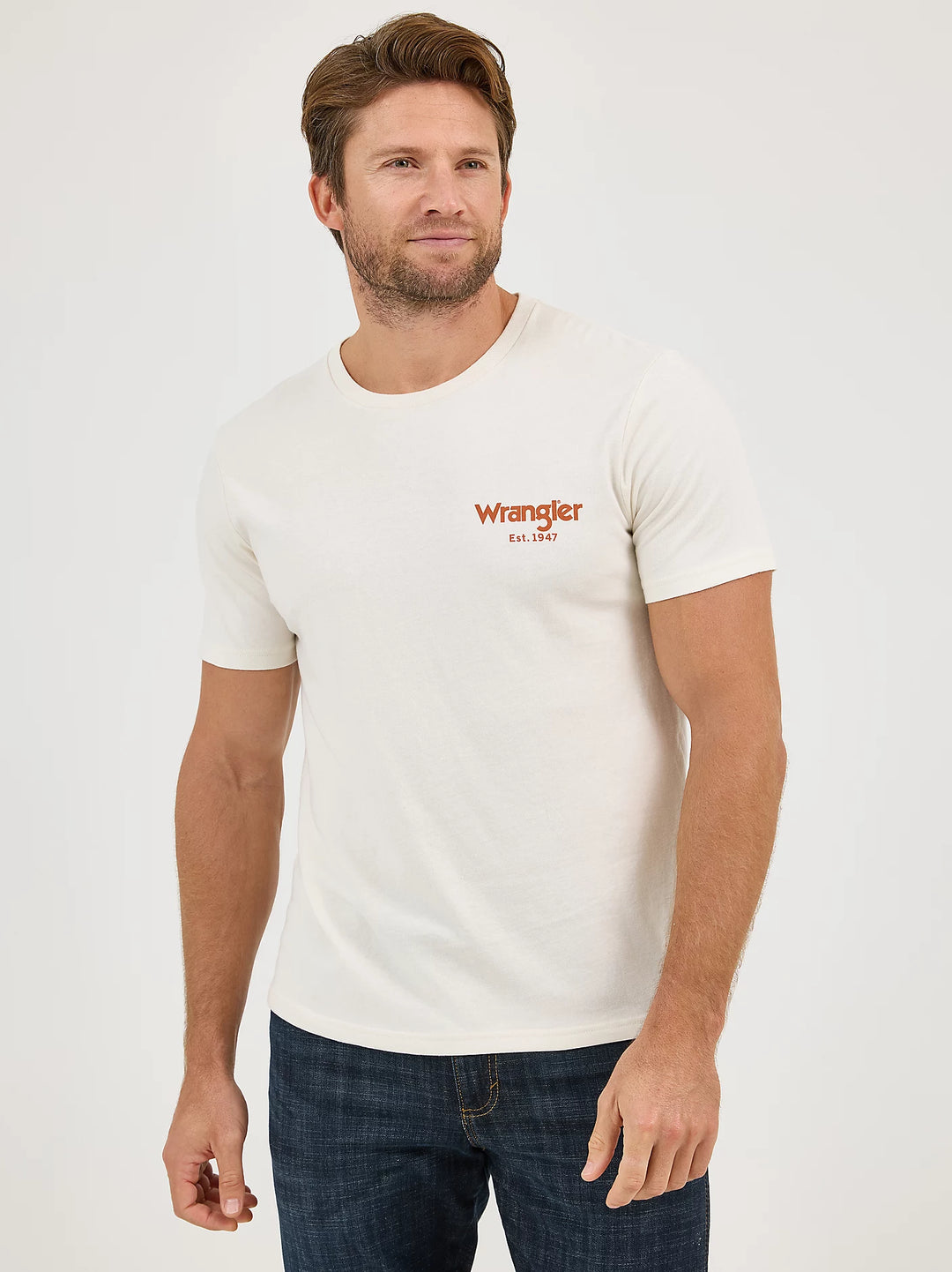 Men's Wrangler Bucking Cowboy Back Graphic T-Shirt - 112361844