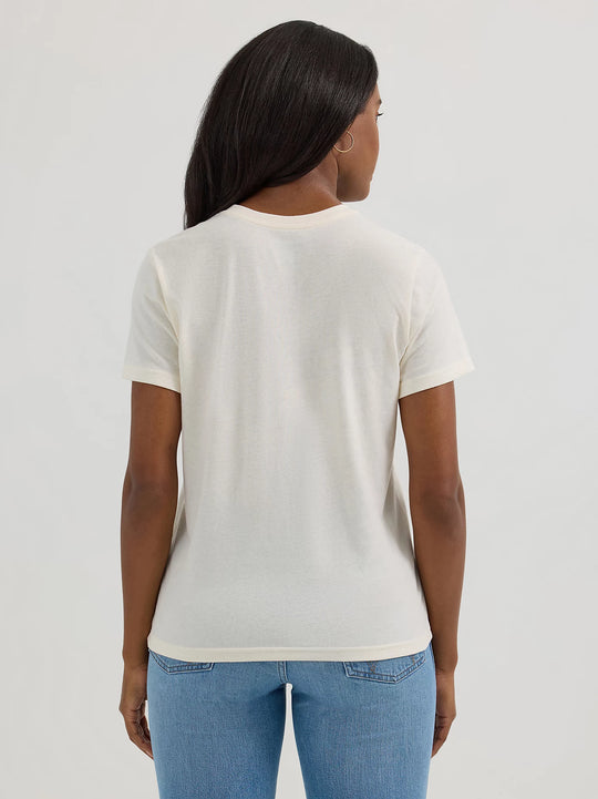 Ladies Wrangler Logo Cowboy Regular Fit Tee - 112361952