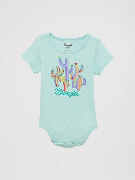 Baby Girl's Western Graphic Knit Bodysuit - 112364327