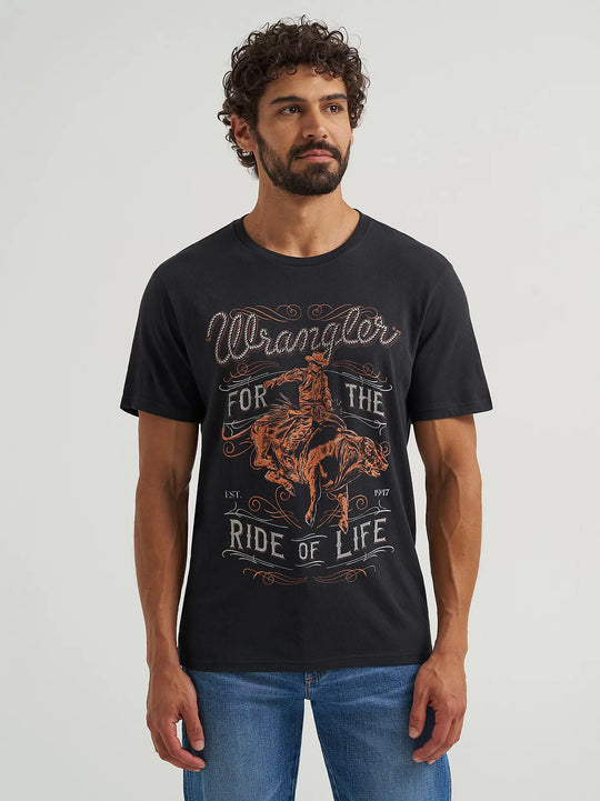 Men's Wrangler For the Ride of Life Graphic T-Shirt - 112365295