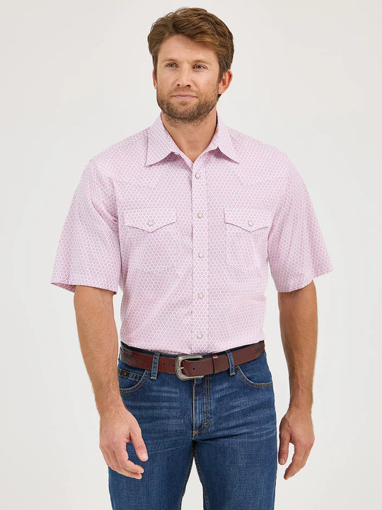 Men's Wrangler 20X® Competition Advanced Comfort Short Sleeve Western Snap Shirt - 112365374 - FINAL SALE