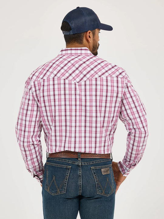 Men's Wrangler 20X® Competition Advanced Comfort Long Sleeve Two Pocket Western Snap Shirt - 112365389