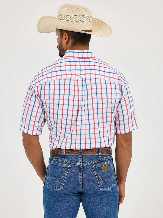Men's Wrangler George Strait Short Sleeve One Pocket Button Down Shirt - 112365408