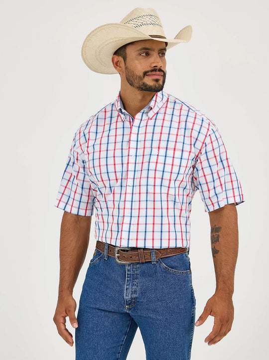 Men's Wrangler George Strait Short Sleeve One Pocket Button Down Shirt - 112365408