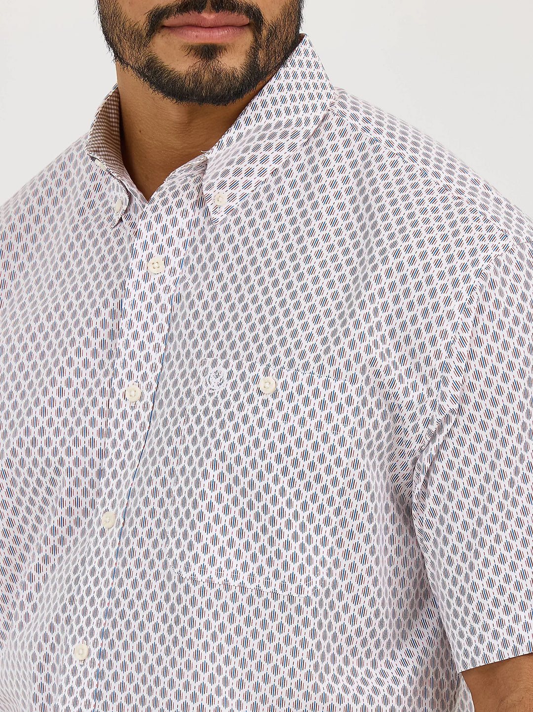 Men's Wrangler George Strait Short Sleeve One Pocket Button Down Shirt - 112365409