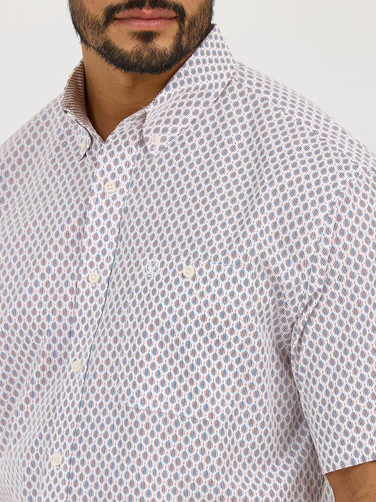 Men's Wrangler George Strait Short Sleeve One Pocket Button Down Shirt - 112365409