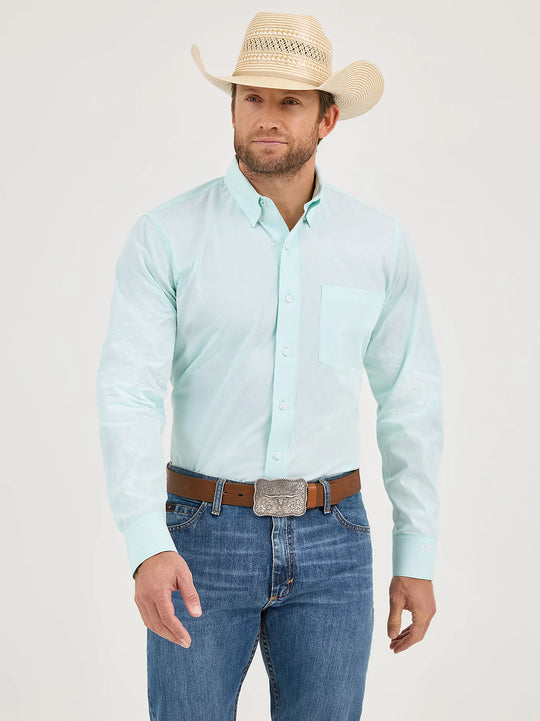 Men's Wrangler Cody Johnson One Pocket Button Down Shirt - 112365606