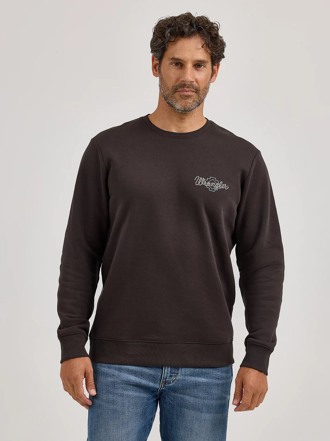 Men's Wrangler Graphic Long Sleeve Pullover - 112365700