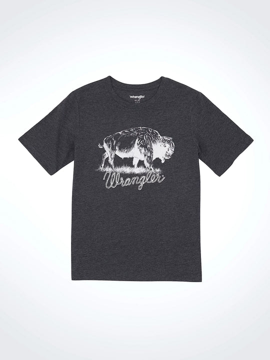Boy's Wrangler Logo Front Graphic T-Shirt - 112365731