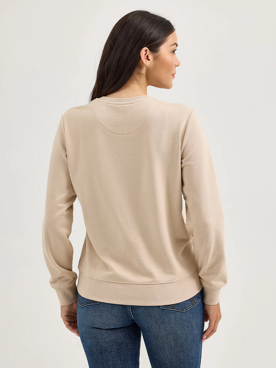Ladies Wrangler Graphic Crew Sweatshirt - 112365763
