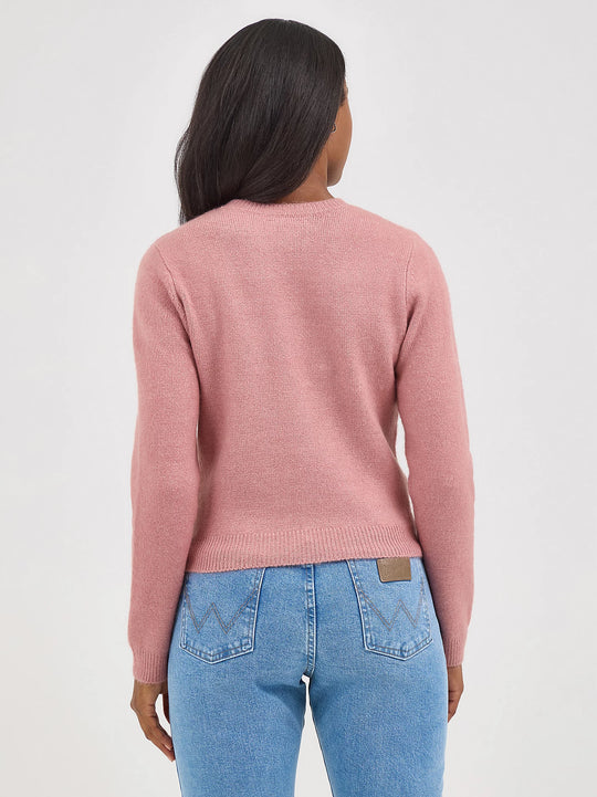 Ladiese Wrangler Retro® Horseshoe Sweater - 112367342