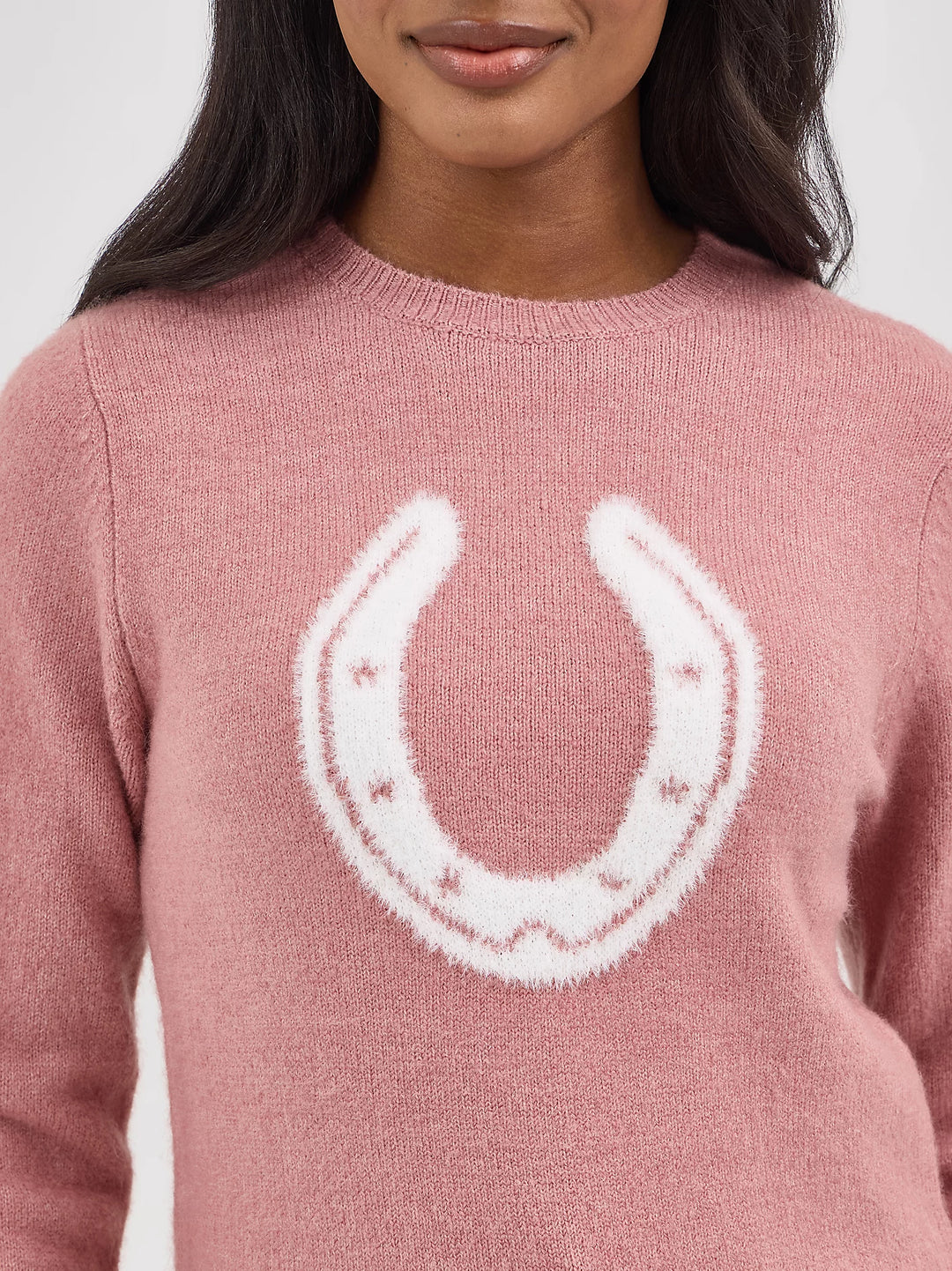 Ladiese Wrangler Retro® Horseshoe Sweater - 112367342