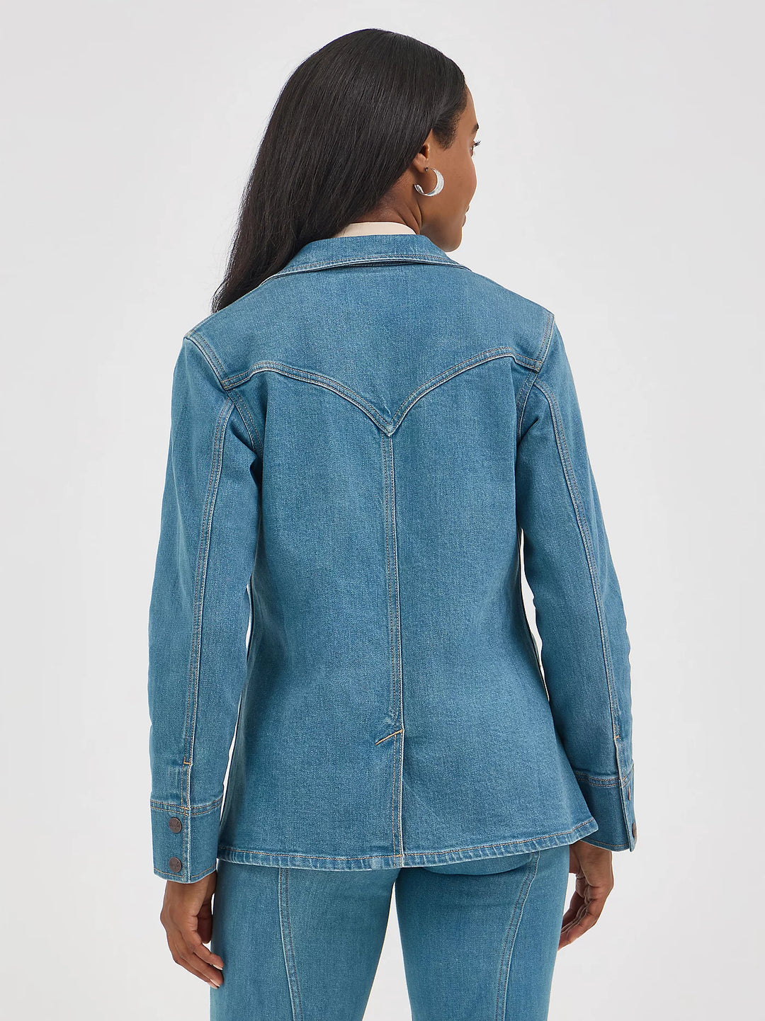 Ladies Wrangler Denim Blazer - 112367390