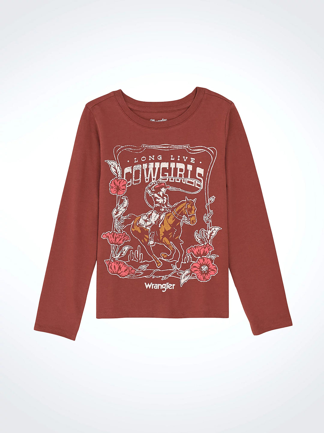 Girl's Wrangler Long Sleeve Western Graphic Tee - 112367400