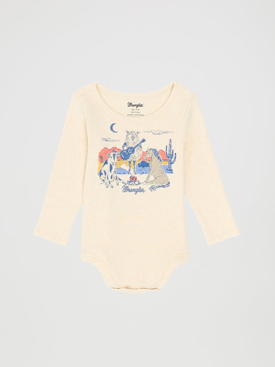 Baby Girl Wrangler® Bodysuit - 112367542