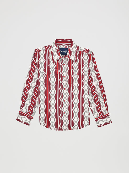Boys Wrangler Checotah Long Sleeve Shirt - 112367719