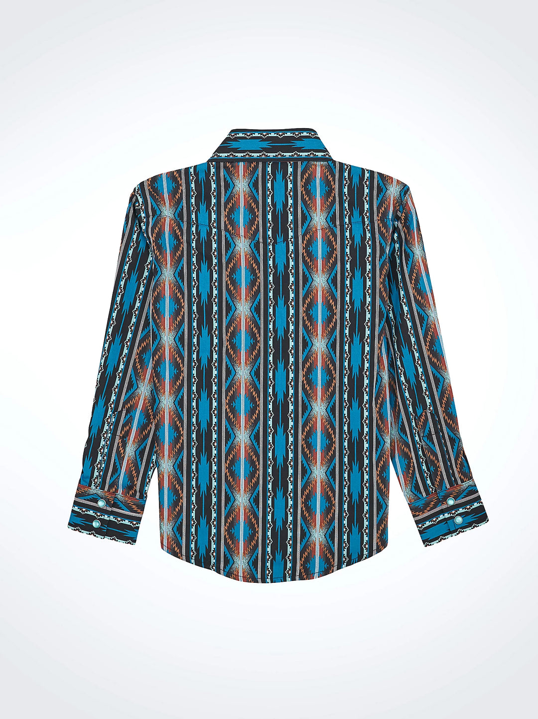 Boy's Wrangler Checotah Long Sleeve Western Snap Shirt - 112367720