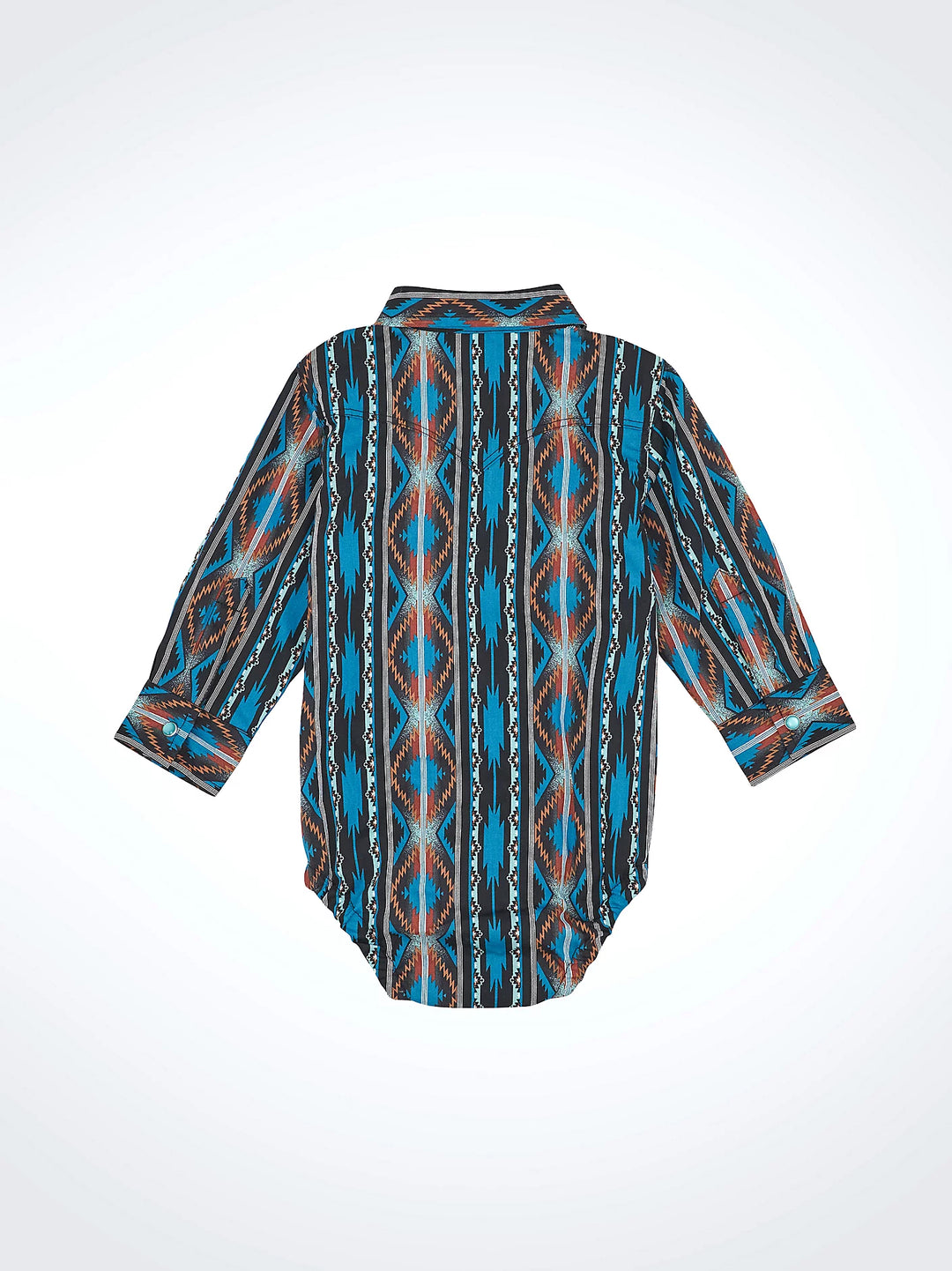 Baby Boy's Wrangler Long Sleeve Checotah Western Snap Bodysuit - 112367737