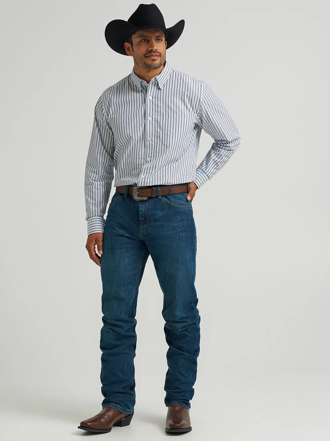 Men's Wrangler Cody Johnson One Pocket Button Down Shirt - 112368042