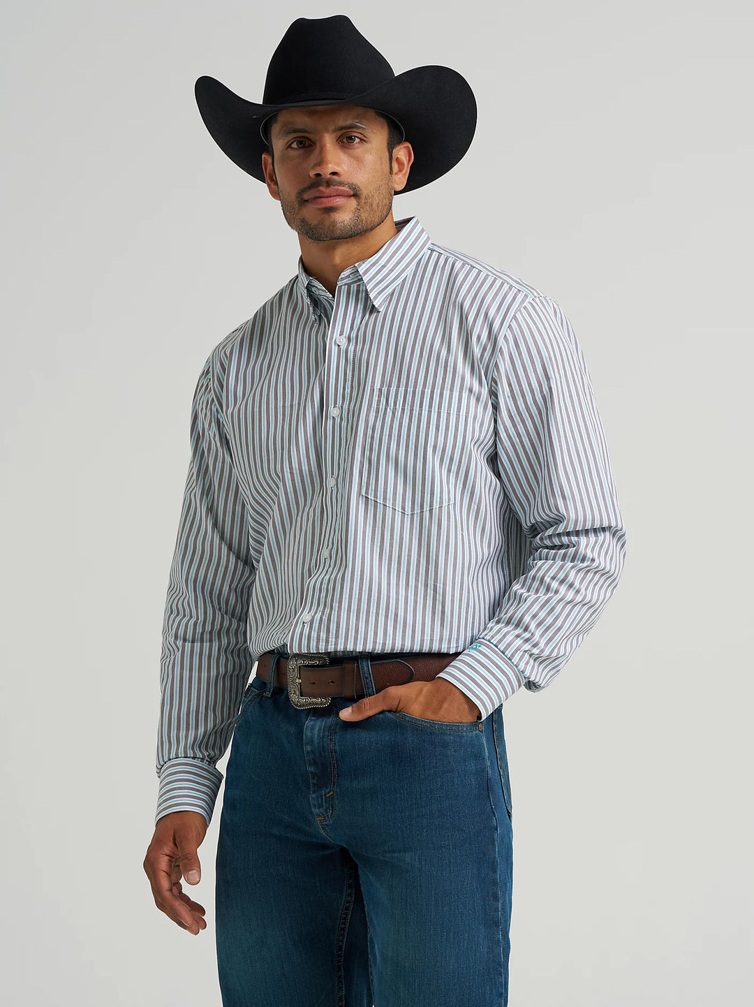 Men's Wrangler Cody Johnson One Pocket Button Down Shirt - 112368042