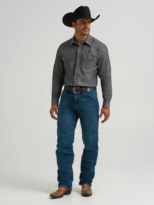 Men's Wrangler Cody Johnson Two Pocket Western Snap Shirt -112368068