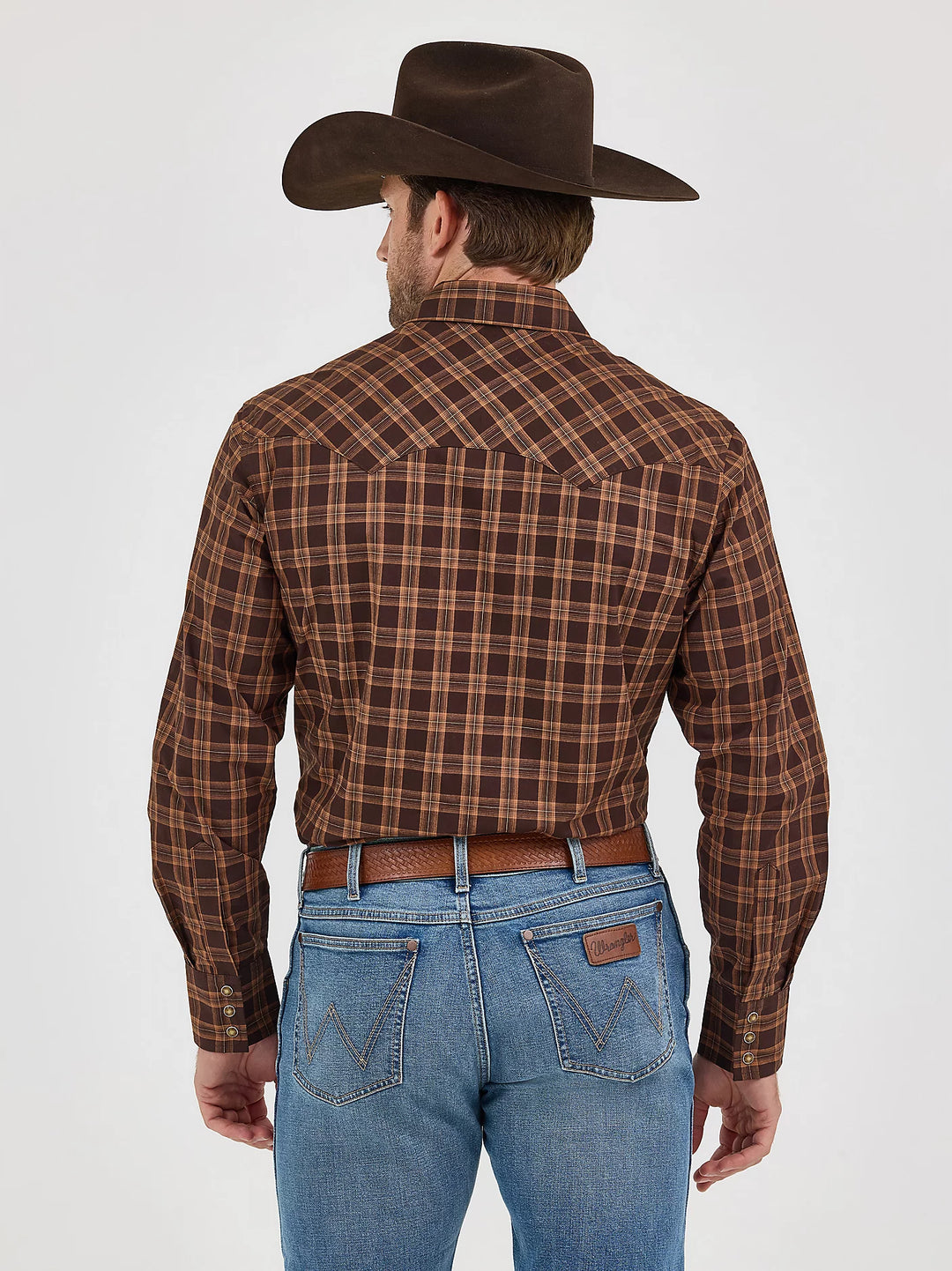 Men's Wrangler Retro® Long Sleeve Sawtooth Snap Pocket Western Shirt - 112368075