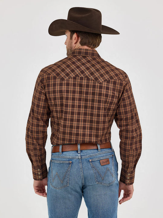 Men's Wrangler Retro® Long Sleeve Sawtooth Snap Pocket Western Shirt - 112368075