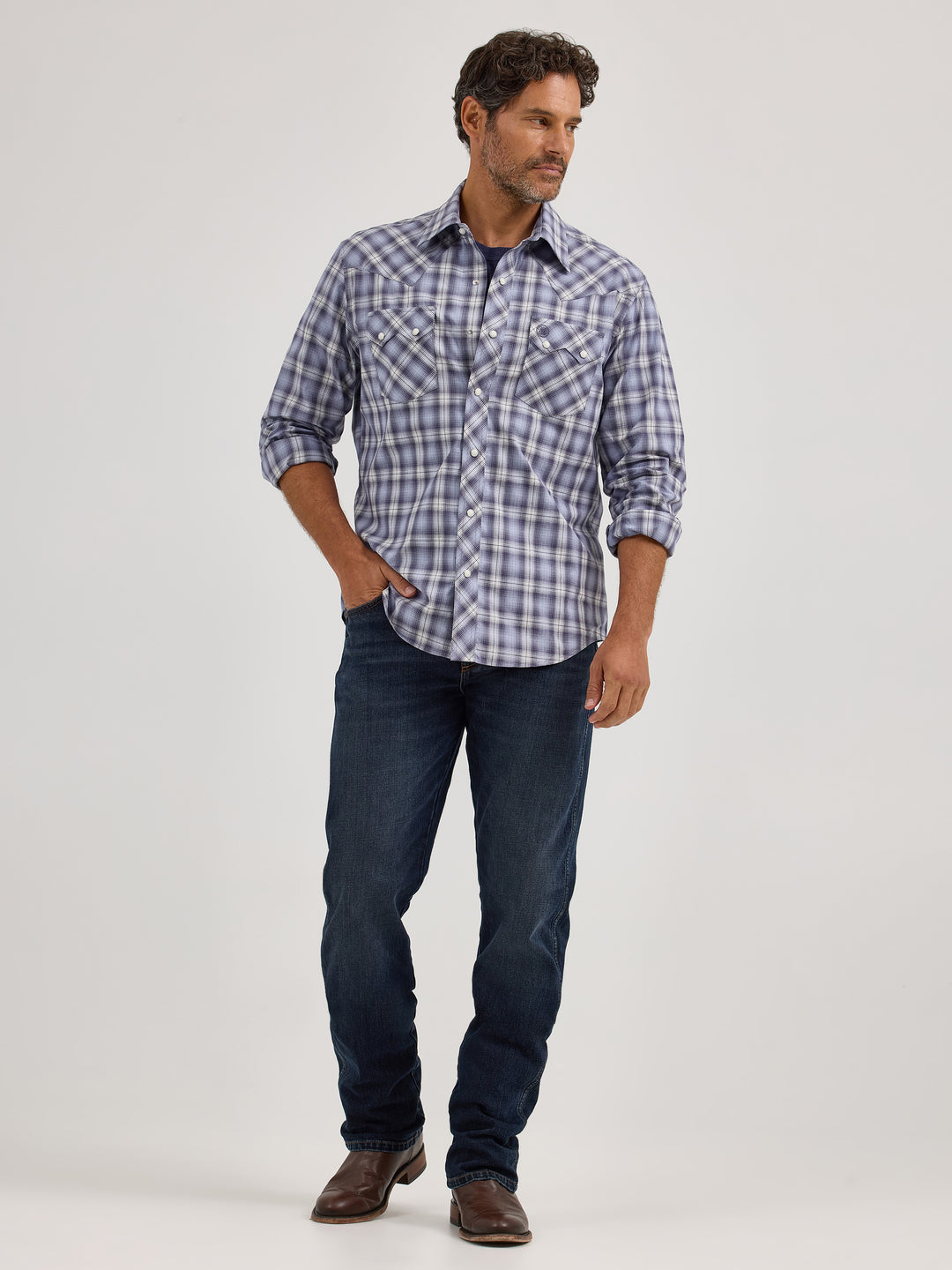 Men's Wrangler Retro® Long Sleeve Shirt - Modern Fit - 112368076